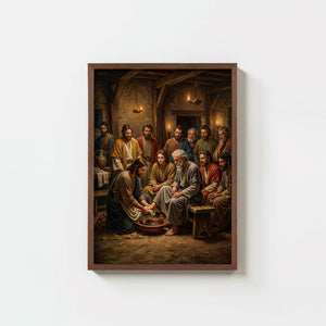 Jesus Washing Disciples Feet - Digital Print | High Resolution | Instant Access | Easy Download