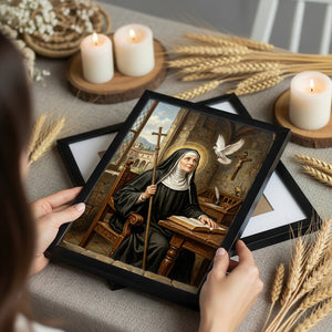 St. Scholastica - Digital Print | High Resolution | Instant Access | Easy Download