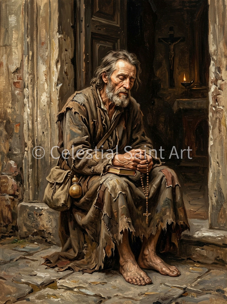 St. Benedict Joseph - Digital Print | High Resolution | Instant Access | Easy Download