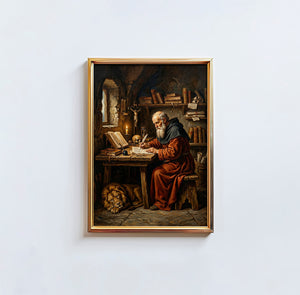 St. Jerome - Digital Print | High Resolution | Instant Access | Easy Download