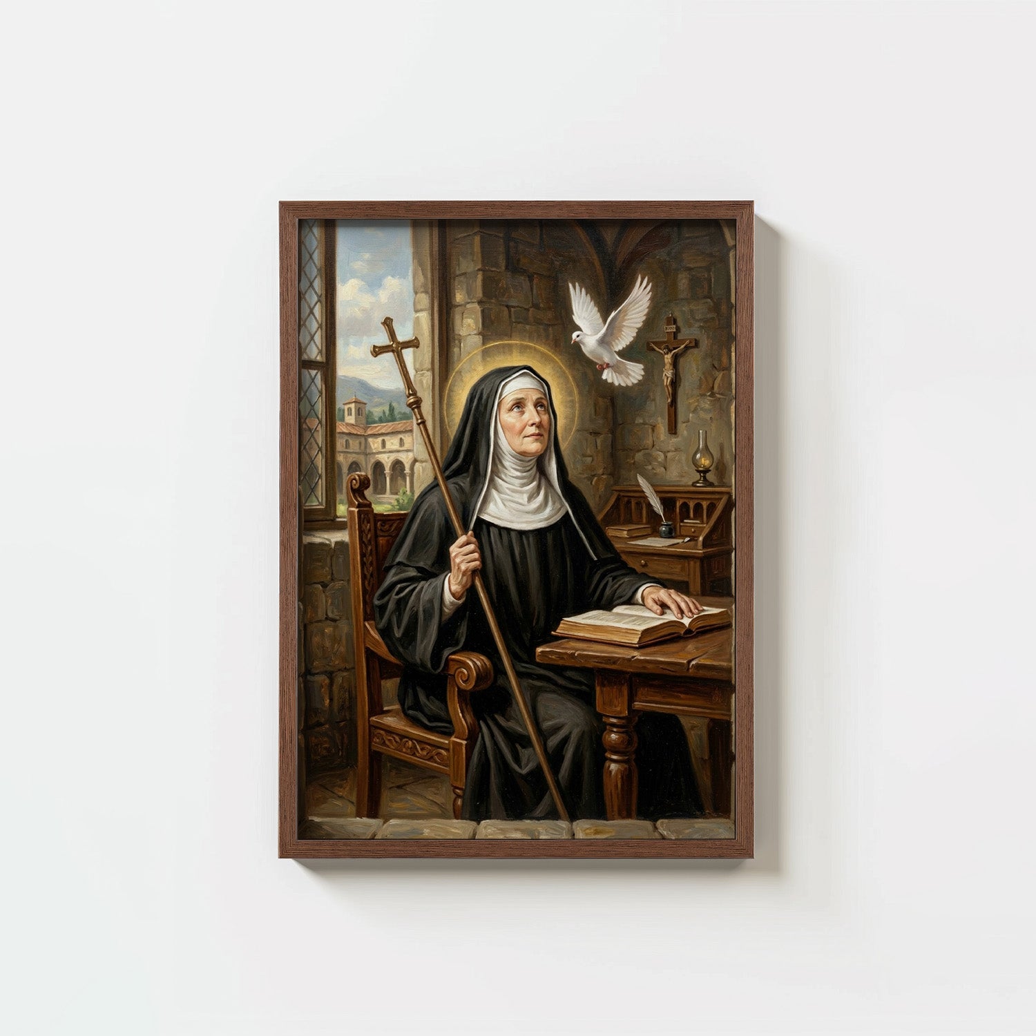 St. Scholastica - Digital Print | High Resolution | Instant Access | Easy Download