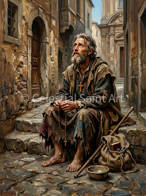 St. Benedict Joseph - Digital Print | High Resolution | Instant Access | Easy Download
