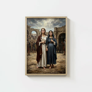 Sts. Perpetua and Felicity - Digital Print | High Resolution | Instant Access | Easy Download