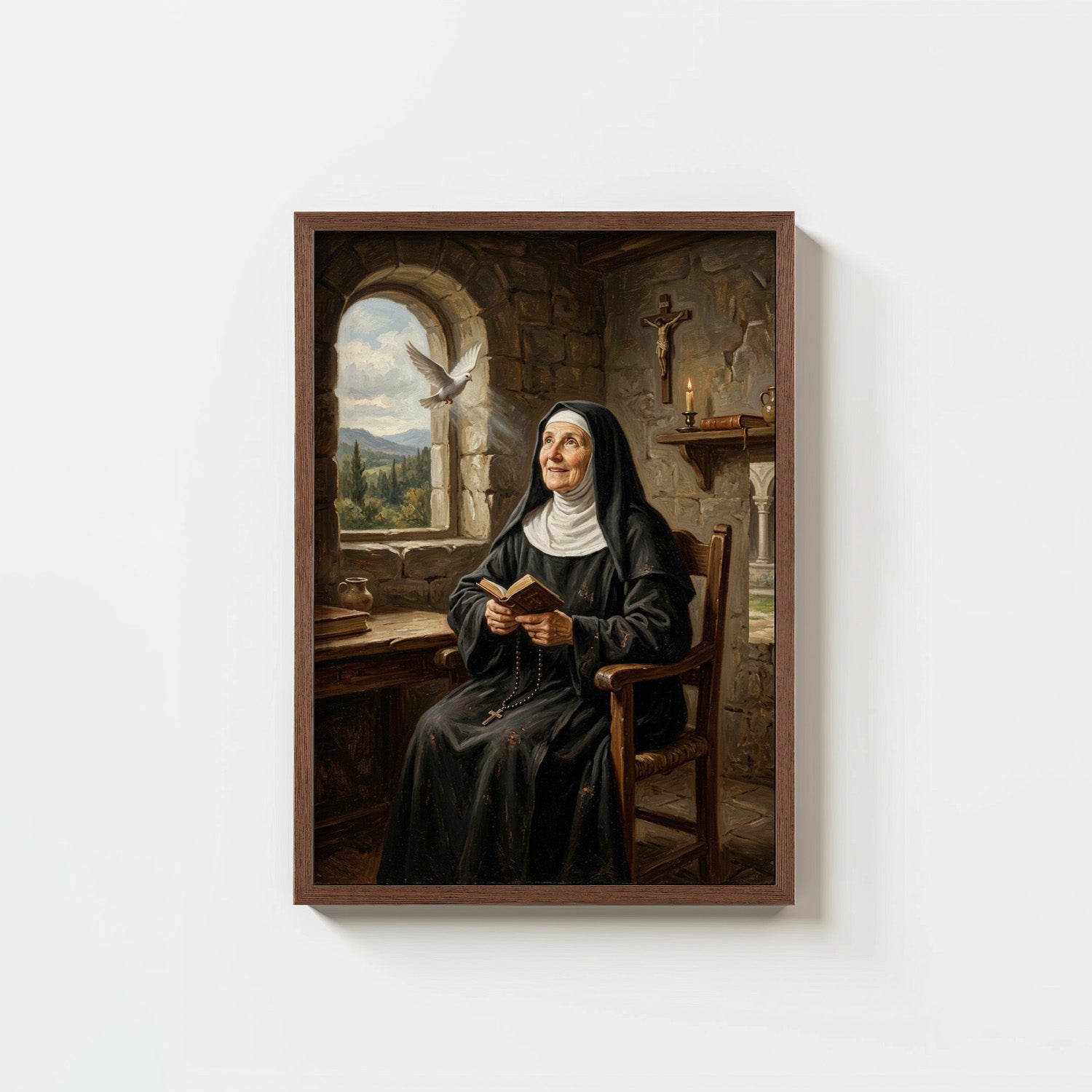 St. Scholastica - Digital Print | High Resolution | Instant Access | Easy Download