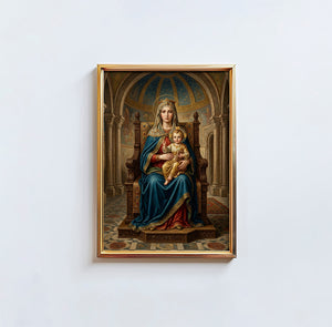 Our Lady Seat of Wisdom - Digital Print | High Resolution | Instant Access | Easy Download