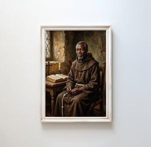 St. Benedict the Moor - Digital Print | High Resolution | Instant Access | Easy Download