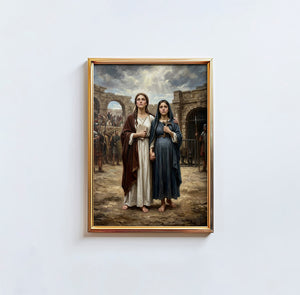 Sts. Perpetua and Felicity - Digital Print | High Resolution | Instant Access | Easy Download
