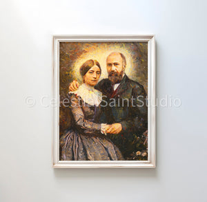 Saints Louis & Zelie Martin | Catholic Printable | Catholic Art | Digital Download