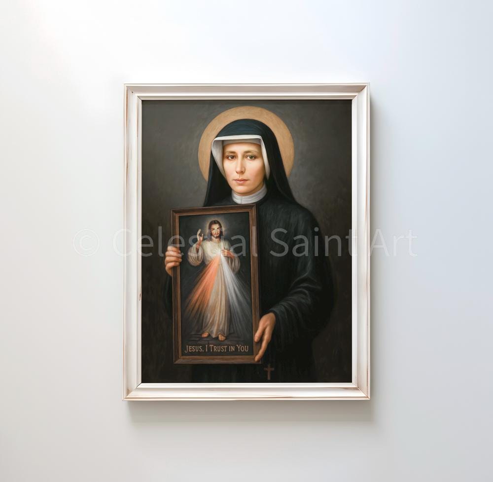 St. Faustina - Digital Print