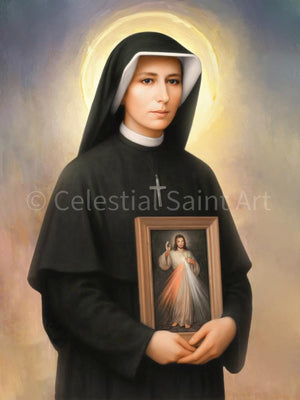 St. Faustina - Digital Print