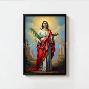 St. Agatha - Digital Print