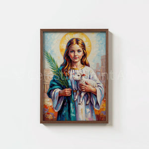 St. Agnes - Digital Print