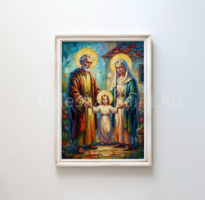 Sts. Joachim and Anne - Digital Print