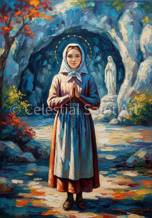 St. Bernadette - Digital Print