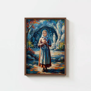 St. Bernadette - Digital Print
