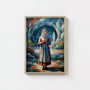 St. Bernadette - Digital Print