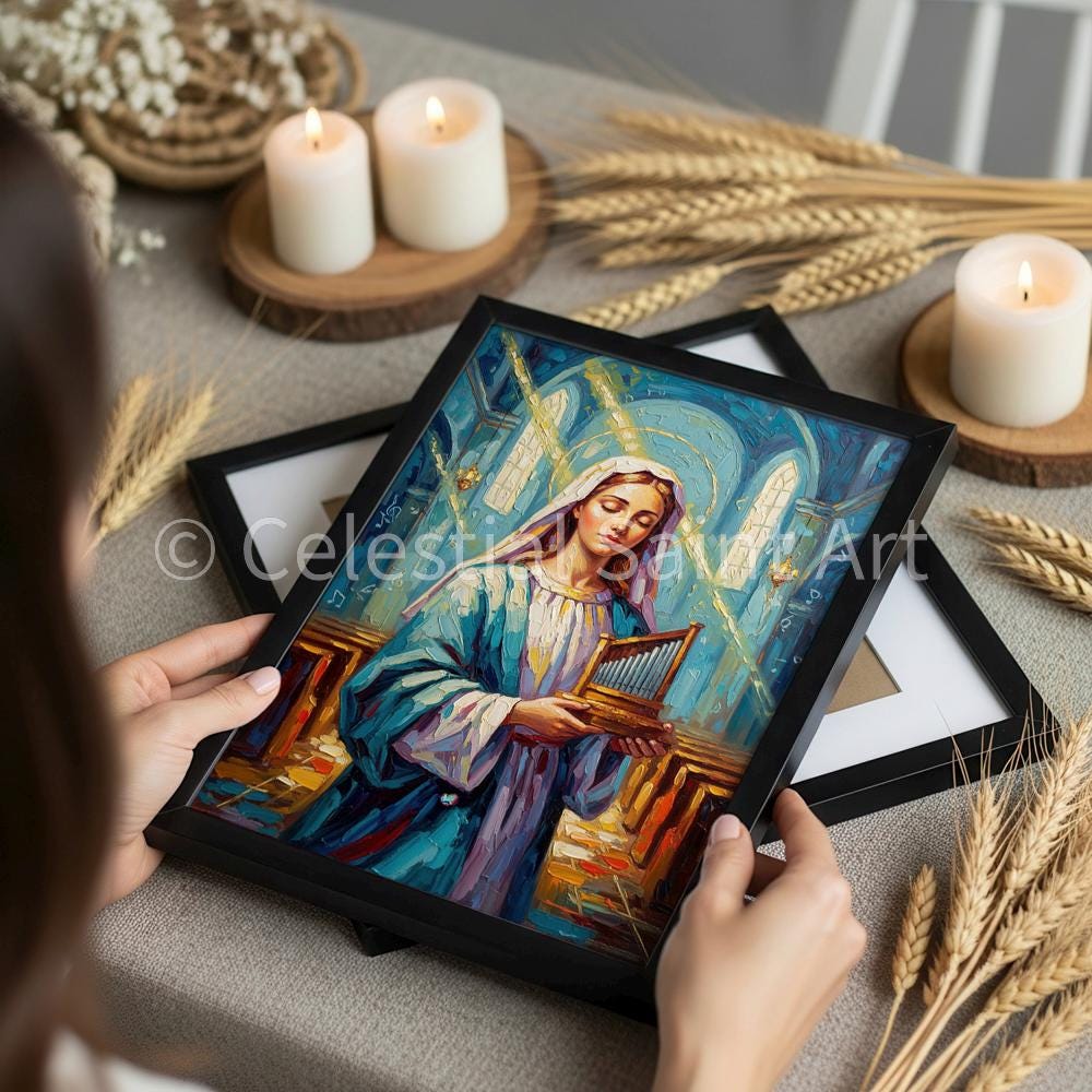 St. Cecilia - Digital Print