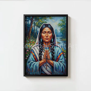 St. Kateri Tekakwitha - Digital Print