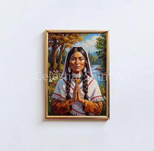 St. Kateri Tekakwitha - Digital Print