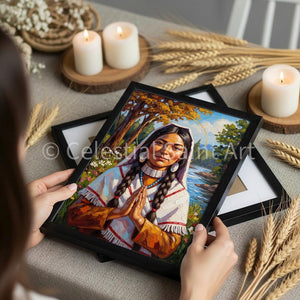 St. Kateri Tekakwitha - Digital Print