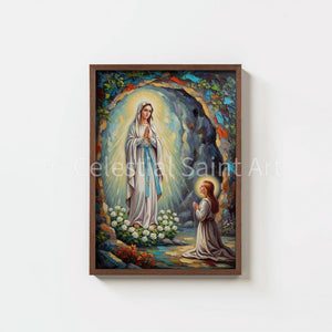 Our Lady of Lourdes - Digital Print