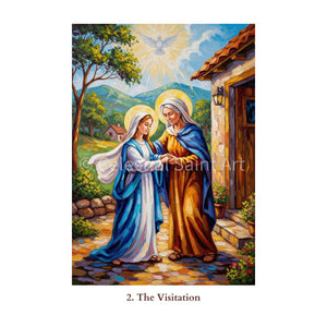 Joyful Mysteries of the Rosary - Digital Print Set