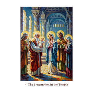 Joyful Mysteries of the Rosary - Digital Print Set