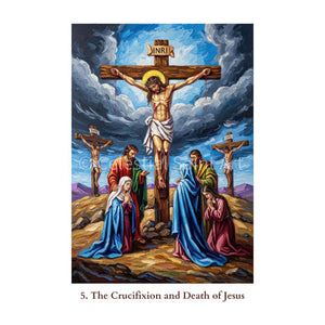 Sorrowful Mysteries of the Rosary - Digital Print Set