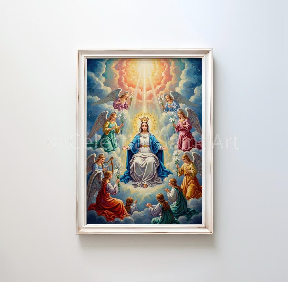 The Coronation of Mary - Digital Print