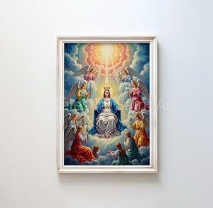 The Coronation of Mary - Digital Print