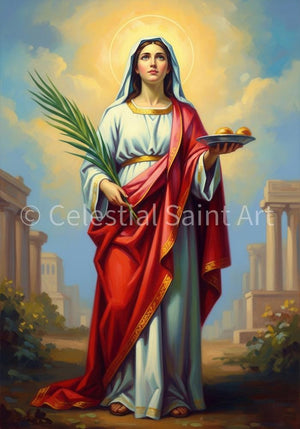 St. Agatha - Digital Print