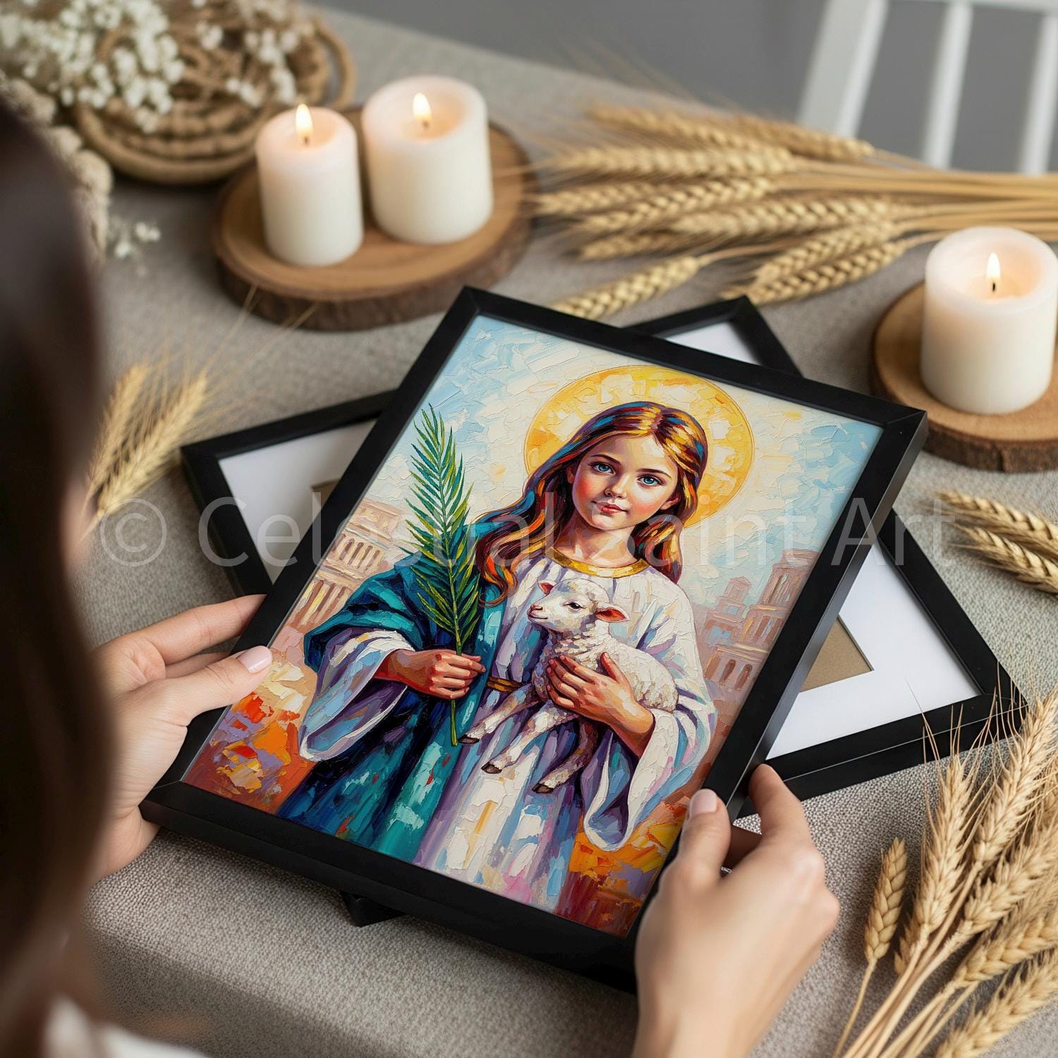 St. Agnes - Digital Print