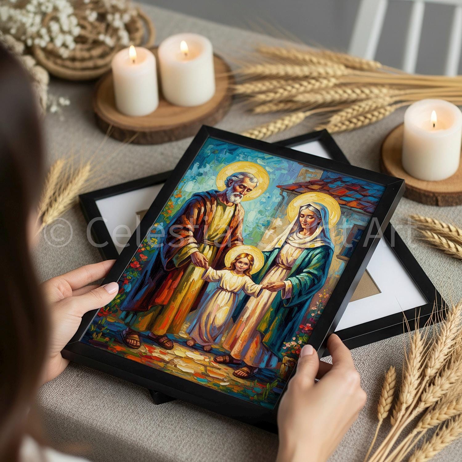 Sts. Joachim and Anne - Digital Print