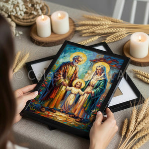 Sts. Joachim and Anne - Digital Print