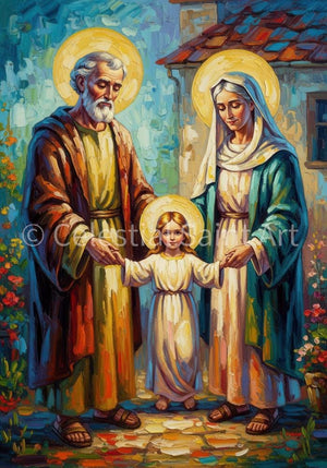 Sts. Joachim and Anne - Digital Print