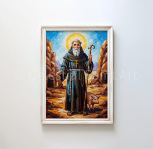 St. Anthony Abbot - Digital Print