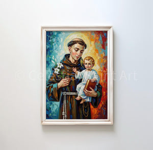 St. Anthony of Padua - Digital Print