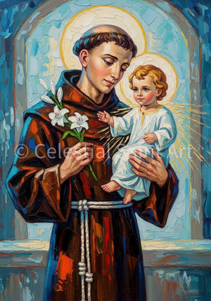 St. Anthony of Padua - Digital Print