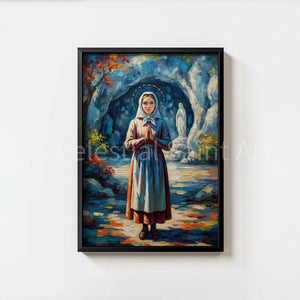 St. Bernadette - Digital Print