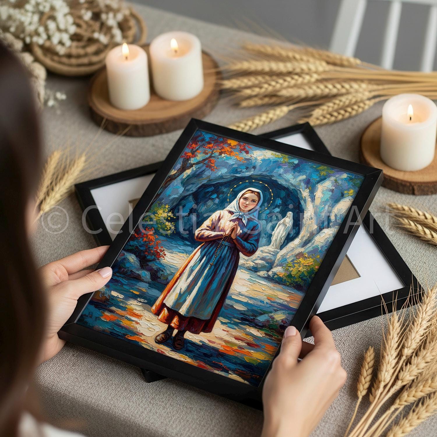 St. Bernadette - Digital Print