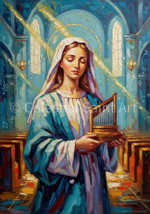 St. Cecilia - Digital Print