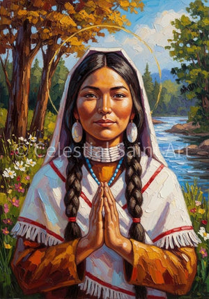 St. Kateri Tekakwitha - Digital Print