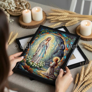 Our Lady of Lourdes - Digital Print