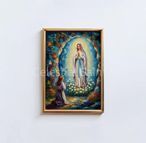 Our Lady of Lourdes - Digital Print