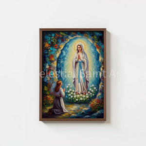 Our Lady of Lourdes - Digital Print