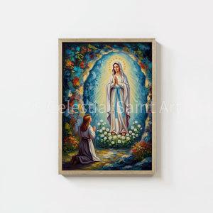 Our Lady of Lourdes - Digital Print