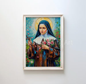 St. Therese of Lisieux - Digital Print