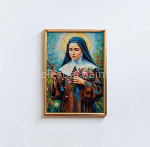 St. Therese of Lisieux - Digital Print