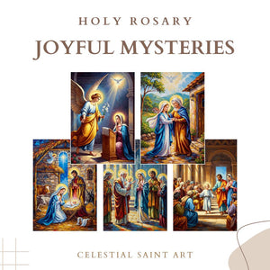 Joyful Mysteries of the Rosary - Digital Print Set