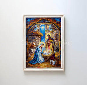 The Nativity - Digital Print